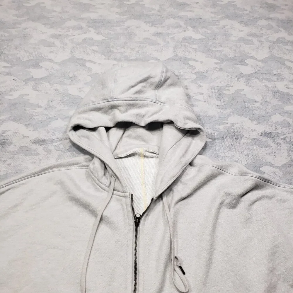 Lululemon Light Gray Zip-Up Hoodie Size 6